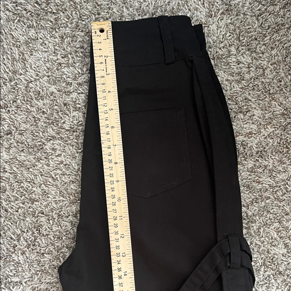 NWT MANIERE DE VOIR Carpenter Cargo Trousers Black Pants in Size 4 - Picture 14 of 16